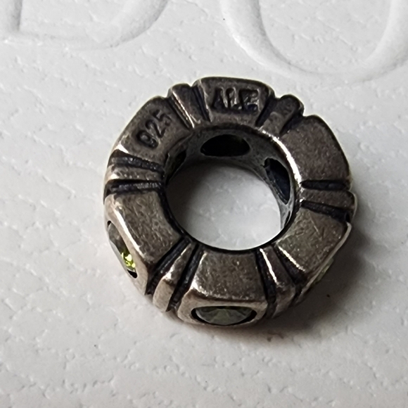 Pandora Trinity Green CZ Spacer - Picture 6 of 7